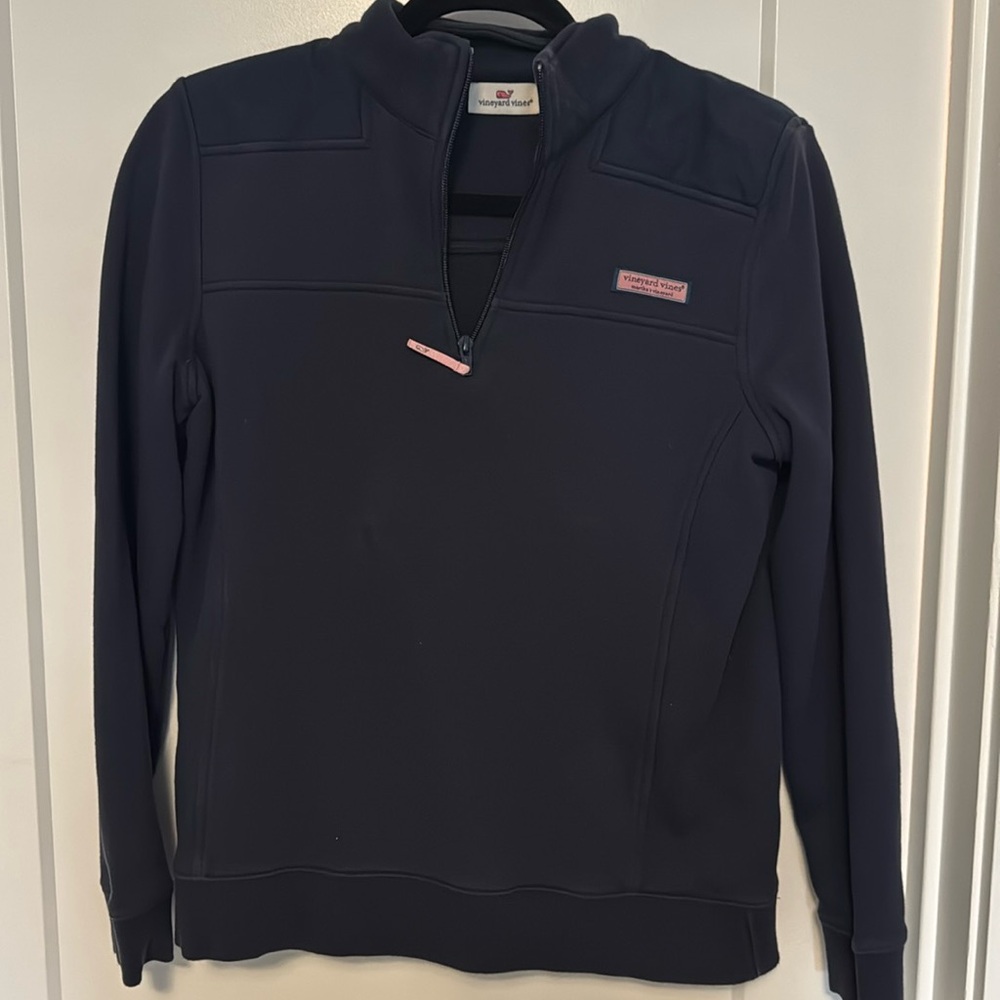 Navy vineyard vines quarter zip